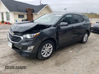 2021 Chevrolet Equinox LT z VIN 3GNAXUEV4ML302063, wystawiony jako Copart lot #50923615 z przebiegiem 53 510 mil mil oraz Szkoda całkowita • Salvage title. Historia ofert i sprzedaży dostępna na DreamBid. Obrazek 1.