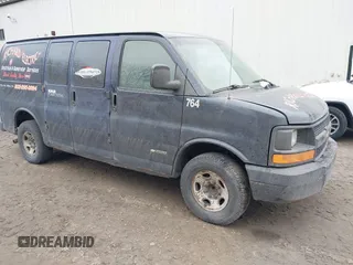 2006 Chevrolet Express Cargo Van with VIN 1GCGG25V961251211, listed as a IAAI auction lot 41875180 with 1 mi miles. Bid and sale history available at carsss.com. Image 1.