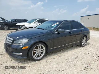2012 Mercedes-Benz C 250 Sport with VIN WDDGF4HB0CR238012, listed as a Copart auction lot 54941565 with 111,543 mi miles and Clean Title. Bid and sale history available at DreamBid. Image 1.