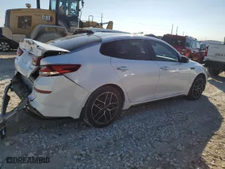 2019 Kia Optima SX with VIN 5XXGW4L20KG333821, listed as a Copart auction lot 85723334 with 35,021 mi miles and Salvage Title. Bid and sale history available at carsss.com. Image 3.