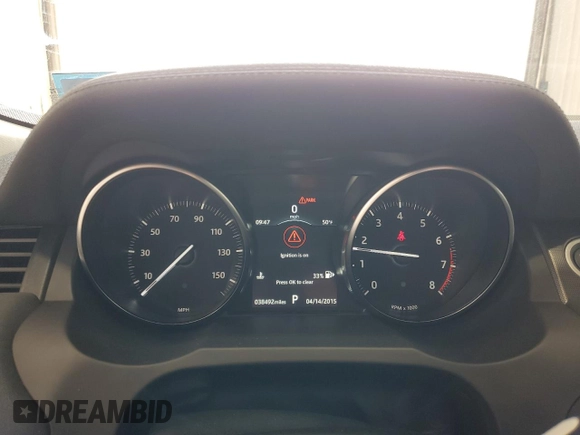 2018 Land Rover Range Rover Evoque SE with VIN SALVP2RX5JH323744, listed as a Copart auction lot 57509385 with 38,492 mi miles and Clean title. Bid and sale history available at DreamBid. Image 9.
