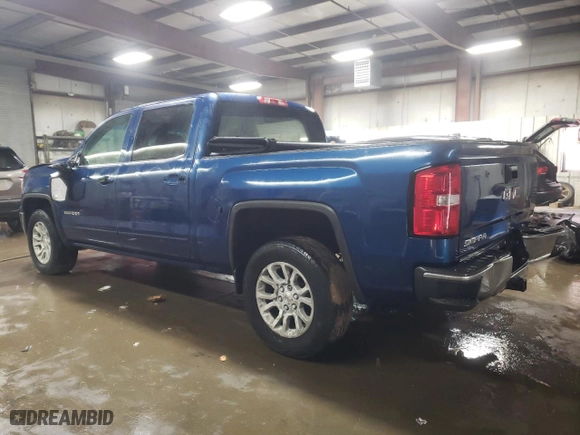 2015 GMC Sierra 1500 SLE with VIN 3GTU2UEC0FG164648, listed as a Copart auction lot 88479795 with 196,043 mi miles and Salvage Title. Bid and sale history available at carsss.com. Image 2.