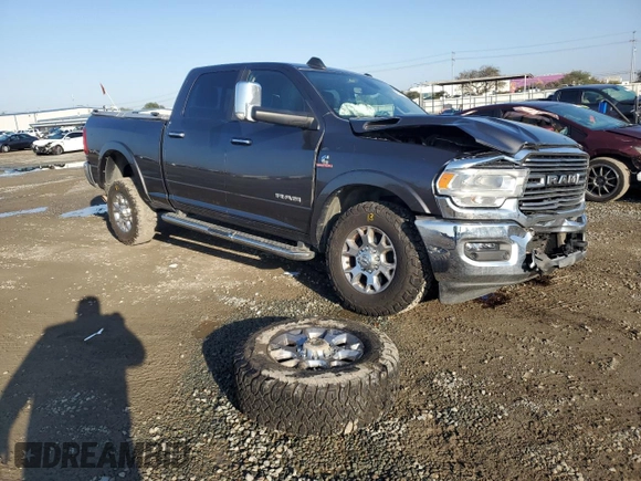 2022 Ram 2500 Laramie with VIN 3C6UR5FL2NG243857, listed as a Copart auction lot 42424235 with 58,474 mi miles and Salvage Title. Bid and sale history available at carsss.com. Image 4.