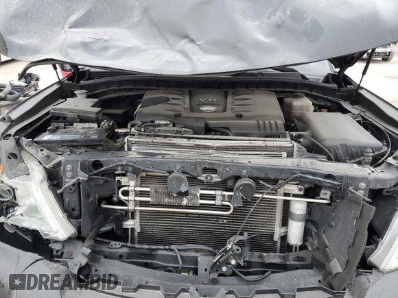 2017 Nissan Armada Platinum with VIN JN8AY2NE4H9704307, listed as a Copart auction lot 85791644 with 79,712 mi miles and Salvage Title. Bid and sale history available at carsss.com. Image 12.