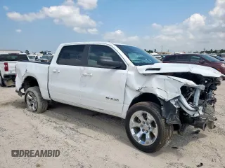 2022 Ram 1500 Big Horn with VIN 1C6RRFFG2NN349716, listed as a Copart auction lot 58386555 with Not provided miles and Salvage title. Bid and sale history available at DreamBid. Image 4.
