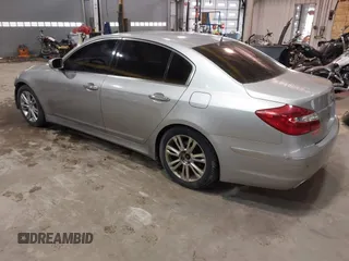 2013 Hyundai Genesis 3.8L with VIN KMHGC4DD5DU250581, listed as a IAAI auction lot 41531115 with 1 mi miles. Bid and sale history available at carsss.com. Image 3.
