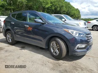 2018 Hyundai Santa Fe 2.4L with VIN 5NMZU3LB3JH056056, listed as a Copart auction lot 60928835 with 93,504 mi miles and Salvage title. Bid and sale history available at DreamBid. Image 4.