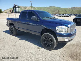 2007 Dodge Ram 1500 SLT with VIN 1D7HA18P57J635815, listed as a Copart auction lot 49692255 with 153,274 mi miles and Salvage Title. Bid and sale history available at carsss.com. Image 4.