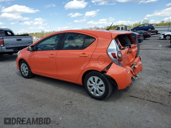 2012 Toyota Prius c One with VIN JTDKDTB35C1030051, listed as a Copart auction lot 52895065 with 94,529 mi miles and Salvage Title. Bid and sale history available at carsss.com. Image 2.