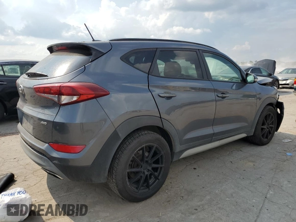 2017 Hyundai Tucson Value with VIN KM8J3CA26HU555466, listed as a Copart auction lot 66722424 with 114,412 mi miles and Salvage Title. Bid and sale history available at carsss.com. Image 3.