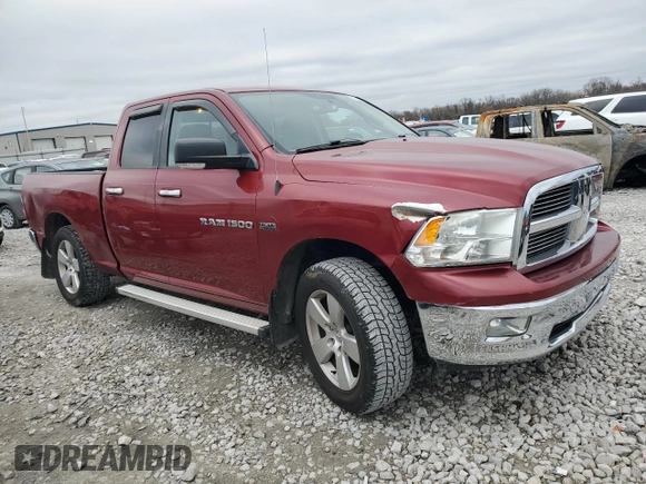 2011 Ram 1500 ST with VIN 1D7RV1GT0BS542095, listed as a Copart auction lot 81955814 with 111,200 mi miles and Salvage Title. Bid and sale history available at carsss.com. Image 4.