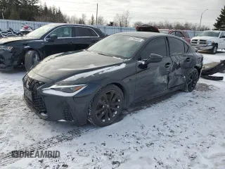 2022 Lexus IS 300 F Sport z VIN JTHG81F25N5048477, wystawiony jako Copart lot #87864455 z przebiegiem 52 036 mil mil oraz Czysty tytuł • Clean title. Historia ofert i sprzedaży dostępna na DreamBid. Obrazek 1.