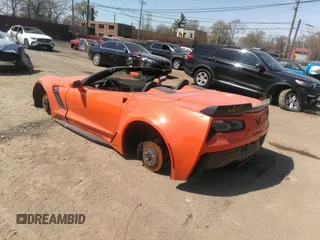 2019 Chevrolet Corvette with VIN 1G1YP3D63K5606115, listed as a IAAI auction lot 42115984 with 38,512 mi miles and . Bid and sale history available at DreamBid. Image 3.