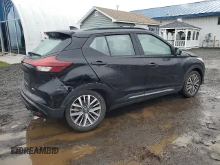 2024 Nissan Kicks SR with VIN 3N1CP5DV8RL513351, listed as a Copart auction lot 52313665 with 24,298 mi miles and Salvage Title. Bid and sale history available at DreamBid. Image 3.
