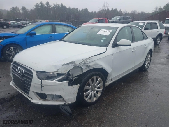 2014 Audi A4 Premium with VIN WAUBFAFL1EN038598, listed as a IAAI auction lot 41940623 with 103,544 mi miles. Bid and sale history available at carsss.com. Image 17.