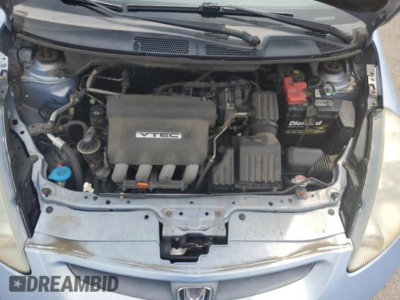 2008 Honda Fit with VIN JHMGD38478S062828, listed as a Copart auction lot 61035585 with 169,271 mi miles and Salvage title. Bid and sale history available at DreamBid. Image 11.
