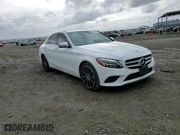 2021 Mercedes-Benz C 300 with VIN W1KWF8DB9MR650682, listed as a Copart auction lot 48050195 with 24,956 mi miles and Salvage title. Bid and sale history available at DreamBid. Image 11.