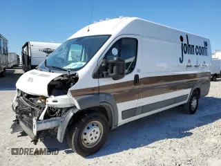 2018 Ram ProMaster Cargo with VIN 3C6URVJG2JE150935, listed as a Copart auction lot 73581764 with 135,169 mi miles and Salvage Title. Bid and sale history available at carsss.com. Image 1.