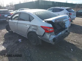 2017 Nissan Sentra S with VIN 3N1AB7AP6HY240645, listed as a IAAI auction lot 41863311 with 99,141 mi miles. Bid and sale history available at carsss.com. Image 3.