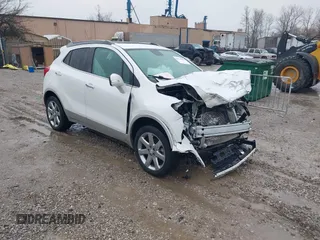 2016 Buick Encore Leather with VIN KL4CJGSB2GB724332, listed as a IAAI auction lot 41547091 with 61,096 mi miles. Bid and sale history available at carsss.com. Image 1.