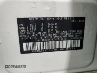 2017 Subaru Legacy Premium with VIN 4S3BNAF6XH3013019, listed as a Copart auction lot 58225975 with 114,470 mi miles and Salvage title. Bid and sale history available at DreamBid. Image 12.