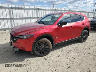 2022 Mazda CX-5 2.5 Turbo with VIN JM3KFBAY4N0547987, listed as a Copart auction lot 52541315 with 9,652 mi miles and Salvage Title. Bid and sale history available at carsss.com. Image 1.