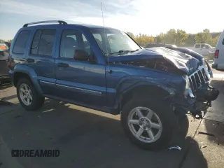 2005 Jeep Liberty Limited with VIN 1J4GL58K45W548350, listed as a Copart auction lot 74594744 with 128,211 mi miles and Clean title. Bid and sale history available at DreamBid. Image 4.