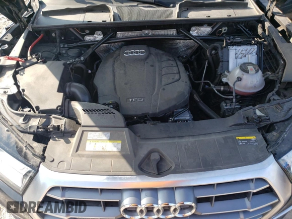 2019 Audi Q5 Premium Plus with VIN WA1BNAFY0K2066434, listed as a Copart auction lot 59843625 with 52,591 mi miles and Salvage title. Bid and sale history available at DreamBid. Image 12.