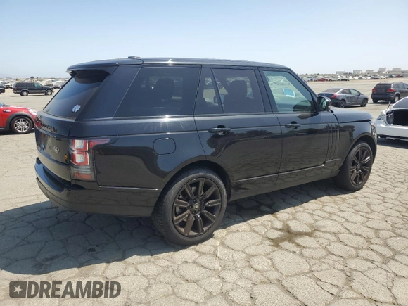 2015 Land Rover Range Rover HSE with VIN SALGS2VF4FA207942, listed as a Copart auction lot 60699825 with 80,472 mi miles and Salvage title. Bid and sale history available at DreamBid. Image 3.