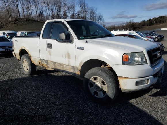 2004 Ford F-150 XL with VIN 1FTRF14W14NC15602, listed as a Copart auction lot 42381205 with 117,684 mi miles and Clean Title. Bid and sale history available at DreamBid. Image 4.