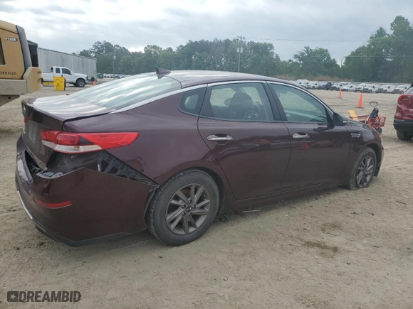 2020 Kia Optima SE with VIN 5XXGT4L34LG436761, listed as a Copart auction lot 52508035 with 153,873 mi miles and Salvage Title. Bid and sale history available at carsss.com. Image 3.
