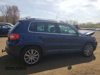 2011 Volkswagen Tiguan SE with VIN WVGBV7AX1BW563598, listed as a Copart auction lot 54215895 with 109,373 mi miles and Salvage Title. Bid and sale history available at DreamBid. Image 3.