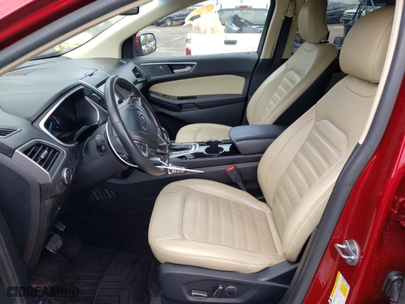 2017 Ford Edge SEL with VIN 2FMPK3J9XHBB87258, listed as a Copart auction lot 52551295 with 76,917 mi miles and Clean Title. Bid and sale history available at carsss.com. Image 7.