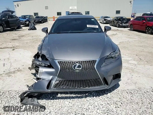 2015 Lexus IS 350 with VIN JTHBE1D27F5017920, listed as a Copart auction lot 52095265 with 114,011 mi miles and Salvage title. Bid and sale history available at DreamBid. Image 10.