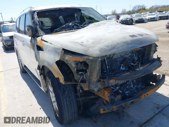 2013 Infiniti QX56 with VIN JN8AZ2NF1D9530079, listed as a IAAI auction lot 41742583 with 165,795 mi miles. Bid and sale history available at carsss.com. Image 6.