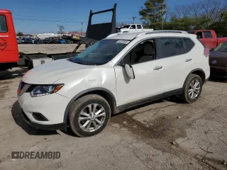 2016 Nissan Rogue SV z VIN KNMAT2MV8GP699618, wystawiony jako Copart lot #44120835 z przebiegiem 154 103 mil mil oraz Szkoda całkowita • Salvage title. Historia ofert i sprzedaży dostępna na DreamBid. Obrazek 1.
