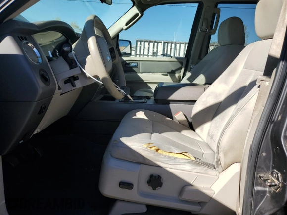 2007 Ford Expedition EL XLT with VIN 1FMFK15527LA06756, listed as a Copart auction lot 81134164 with 201,146 mi miles and Salvage Title. Bid and sale history available at carsss.com. Image 7.
