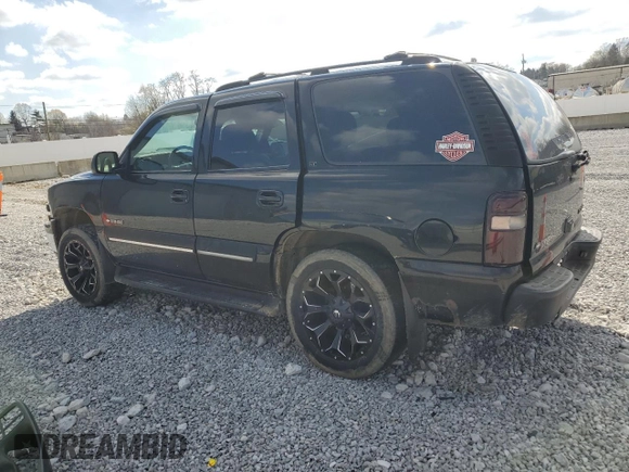 2001 Chevrolet Tahoe LT with VIN 1GNEK13T01R177485, listed as a Copart auction lot 53540455 with Not provided miles and Salvage title. Bid and sale history available at DreamBid. Image 2.