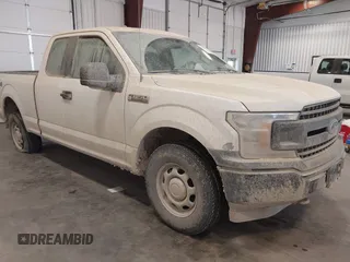 2018 Ford F-150 XL with VIN 1FTFX1E54JKE94482, listed as a IAAI auction lot 42614122 with 47,994 mi miles and . Bid and sale history available at DreamBid. Image 1.