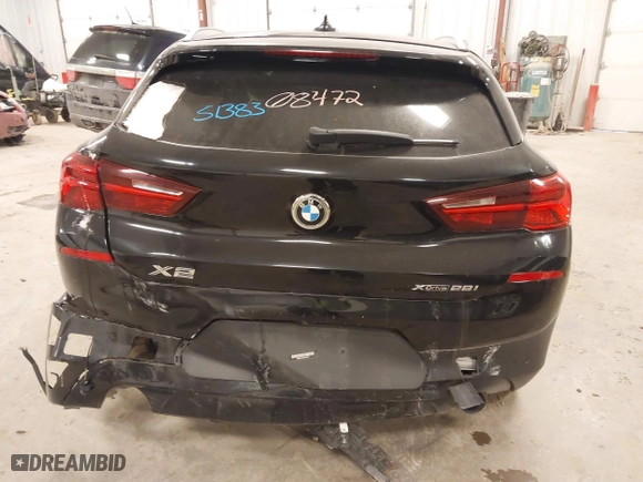 2020 BMW X2 xDrive28i with VIN WBXYJ1C00L5R79711, listed as a IAAI auction lot 41051383 with 1 mi miles. Bid and sale history available at carsss.com. Image 15.