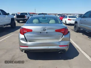 2013 Kia Optima LX with VIN KNAGM4A74D5423255, listed as a IAAI auction lot 42065230 with 116,589 mi miles. Bid and sale history available at carsss.com. Image 16.