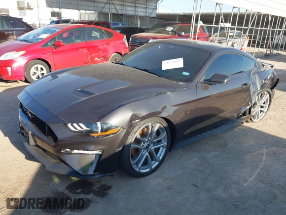 2023 Ford Mustang GT with VIN 1FA6P8CF4P5306108, listed as a IAAI auction lot 41172443 with 14,926 mi miles and . Bid and sale history available at carsss.com. Image 2.