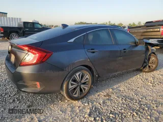 2017 Honda Civic Sedan EX-L with VIN 19XFC1F73HE015610, listed as a Copart auction lot 51962635 with 59,212 mi miles and Salvage Title. Bid and sale history available at carsss.com. Image 3.