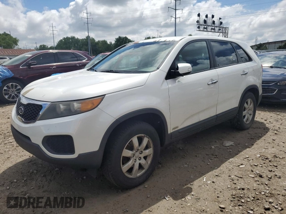 2012 Kia Sorento LX with VIN 5XYKTCA66CG212436, listed as a Copart auction lot 56780345 with 220,396 mi miles and Clean Title. Bid and sale history available at DreamBid. Image 1.