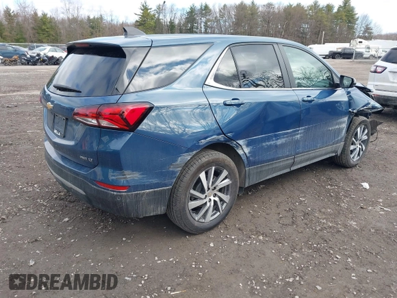 2024 Chevrolet Equinox LT with VIN 3GNAXUEG4RL188381, listed as a IAAI auction lot 41906385 with 11,290 mi miles. Bid and sale history available at carsss.com. Image 4.