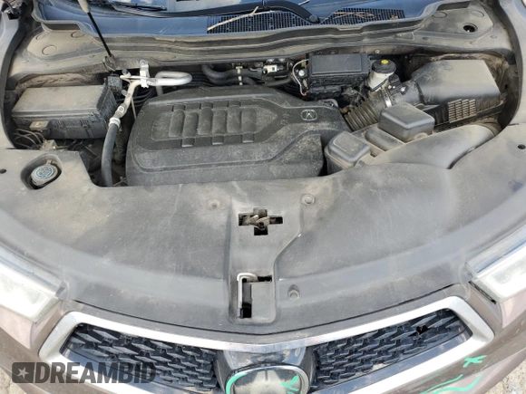 2019 Acura MDX Advance with VIN 5J8YD3H85KL000548, listed as a Copart auction lot 53649495 with 159,229 mi miles and Salvage title. Bid and sale history available at DreamBid. Image 12.