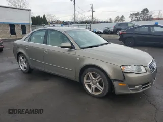 2007 Audi A4 2.0T with VIN WAUDF78E07A205165, listed as a Copart auction lot 53310825 with 162,259 mi miles and Salvage title. Bid and sale history available at DreamBid. Image 4.