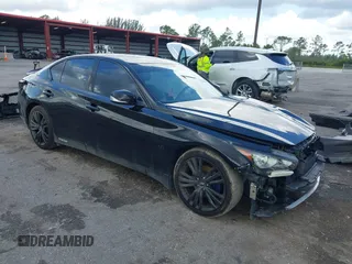 2018 Infiniti Q50 Luxe z VIN JN1EV7AP1JM354862, wystawiony jako IAAI lot #42204040 z przebiegiem 70 162 mil mil oraz . Historia ofert i sprzedaży dostępna na DreamBid. Obrazek 1.
