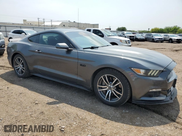 2016 Ford Mustang GT with VIN 1FA6P8CF7G5225250, listed as a Copart auction lot 54167395 with 103,151 mi miles and Salvage title. Bid and sale history available at DreamBid. Image 4.
