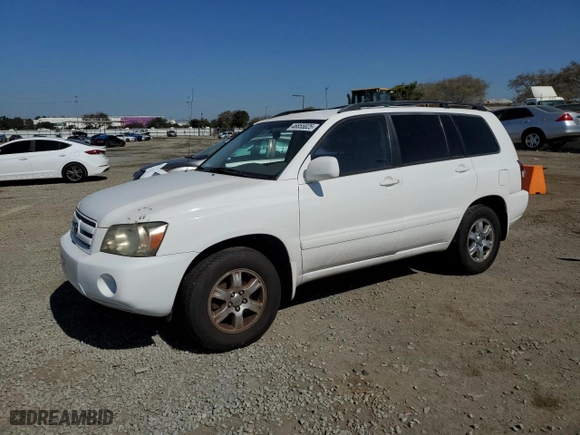 2006 Toyota Highlander w/3rd Row with VIN JTEDP21A260114912, listed as a Copart auction lot 46855825 with 226,582 mi miles and Clean Title. Bid and sale history available at carsss.com. Image 1.